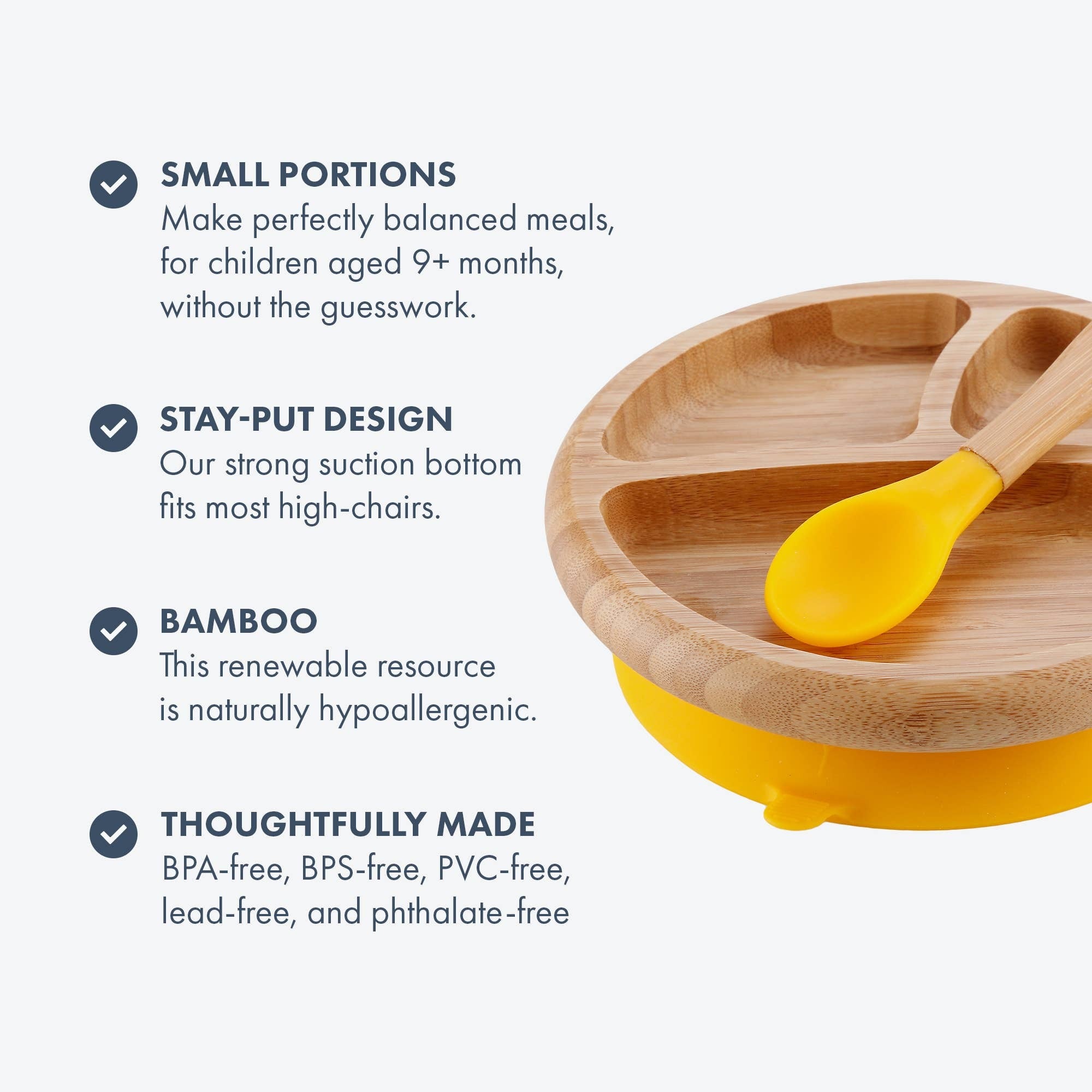 Avanchy bamboo plate best sale
