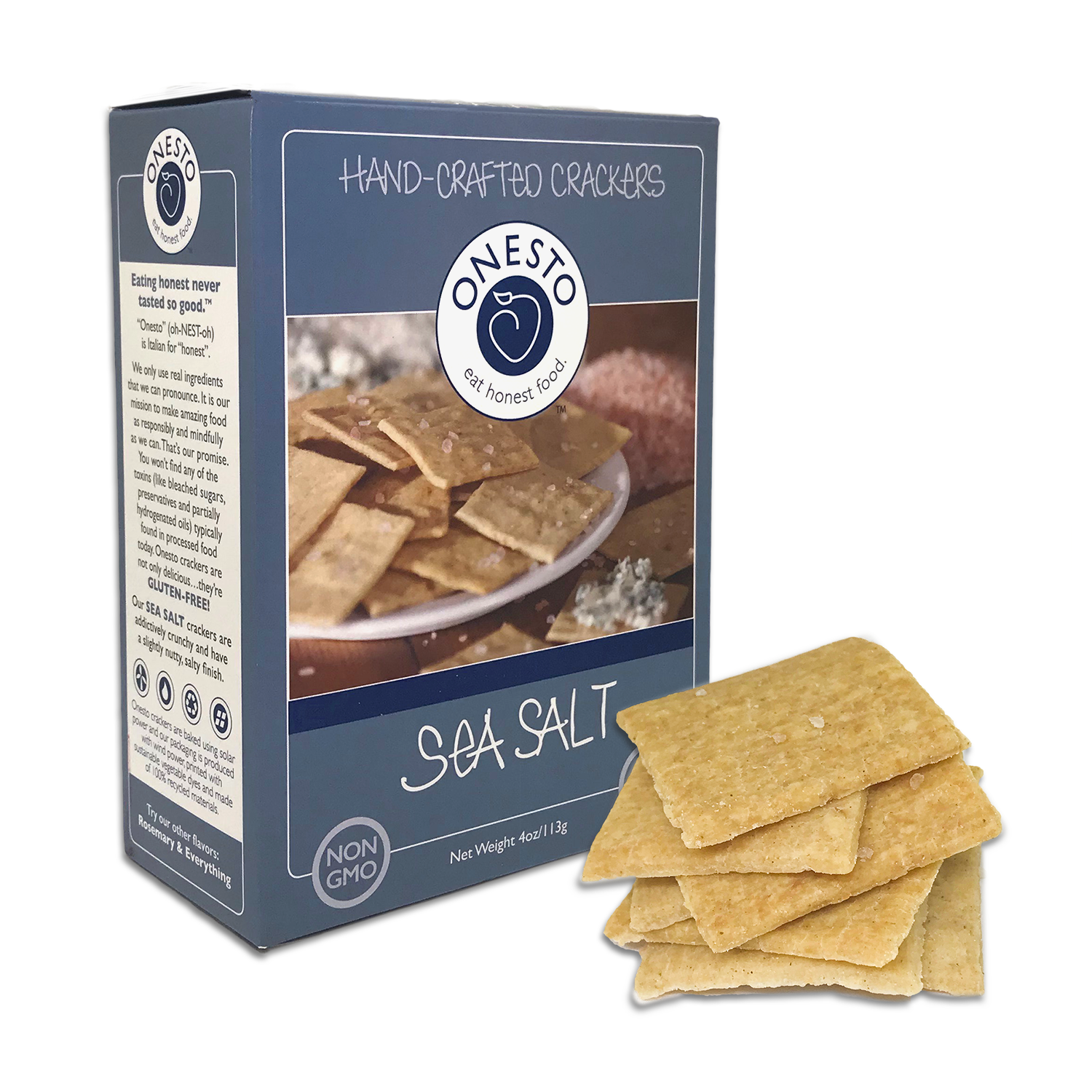 Onesto Foods Sea Salt Crackers Callee 1945